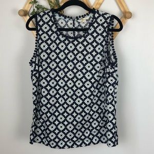 Boden navy sleeveless top